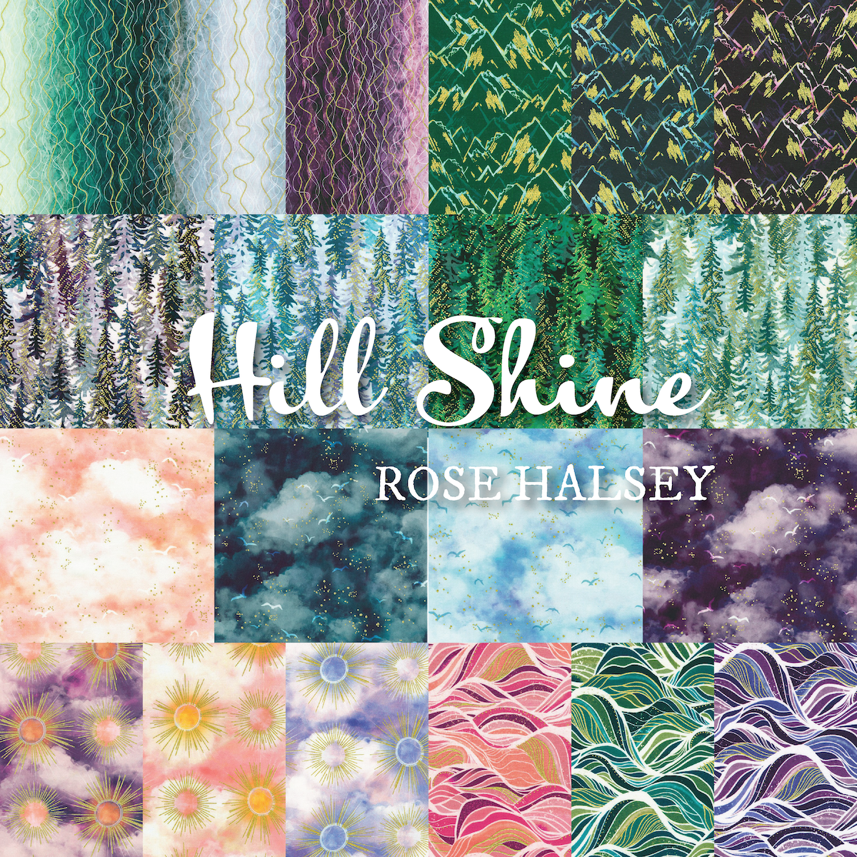 Hill Shine by Rose Halsey with Robert Kaufman Fabrics