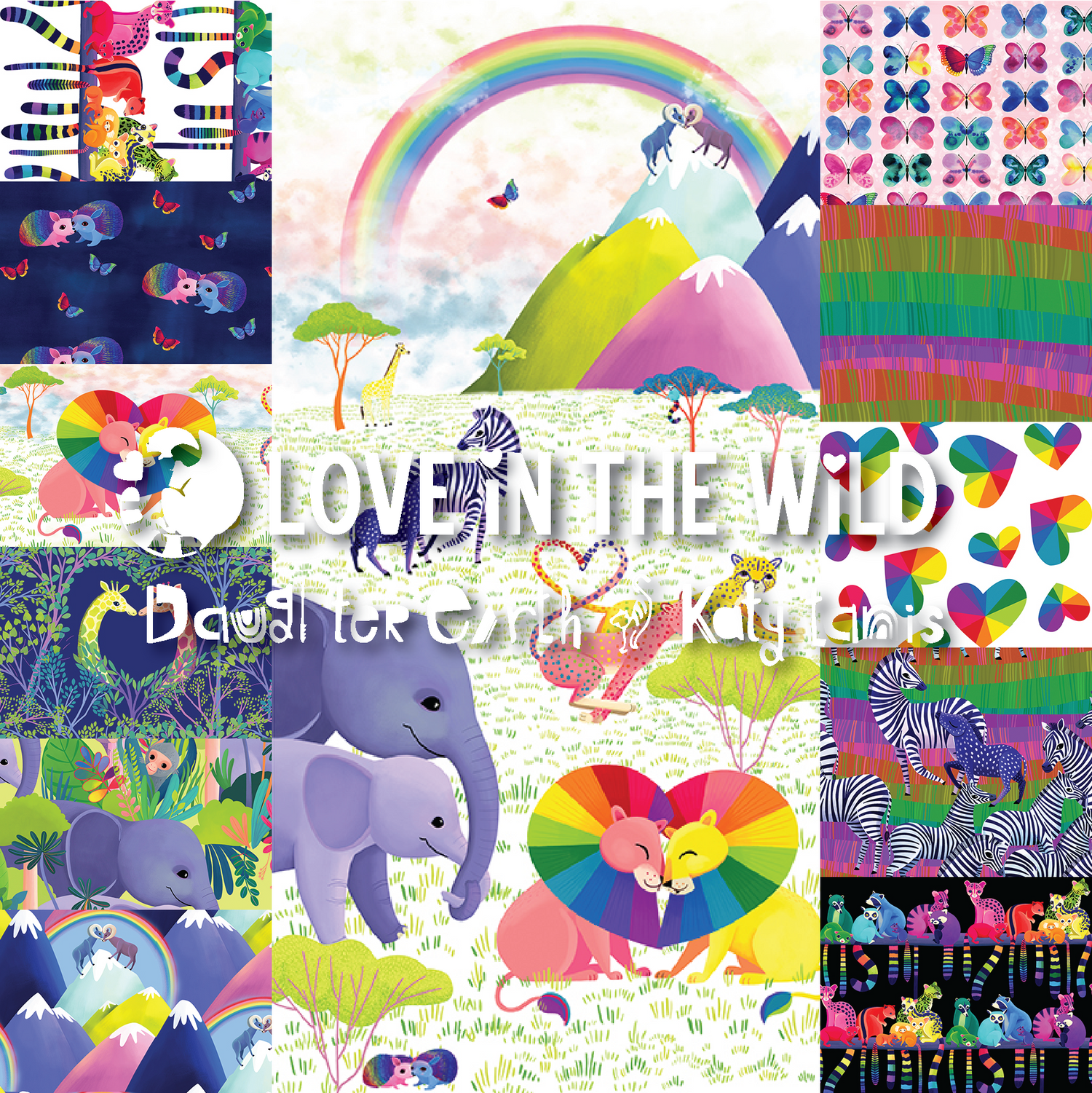 Love in the Wild by Katy Tanis with FreeSpirit Fabrics