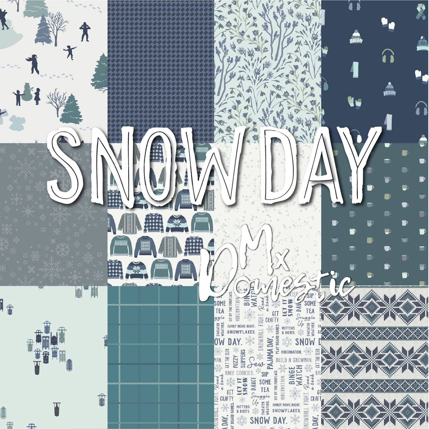 Snow Day By Mx Domestic With Art Gallery Fabrics