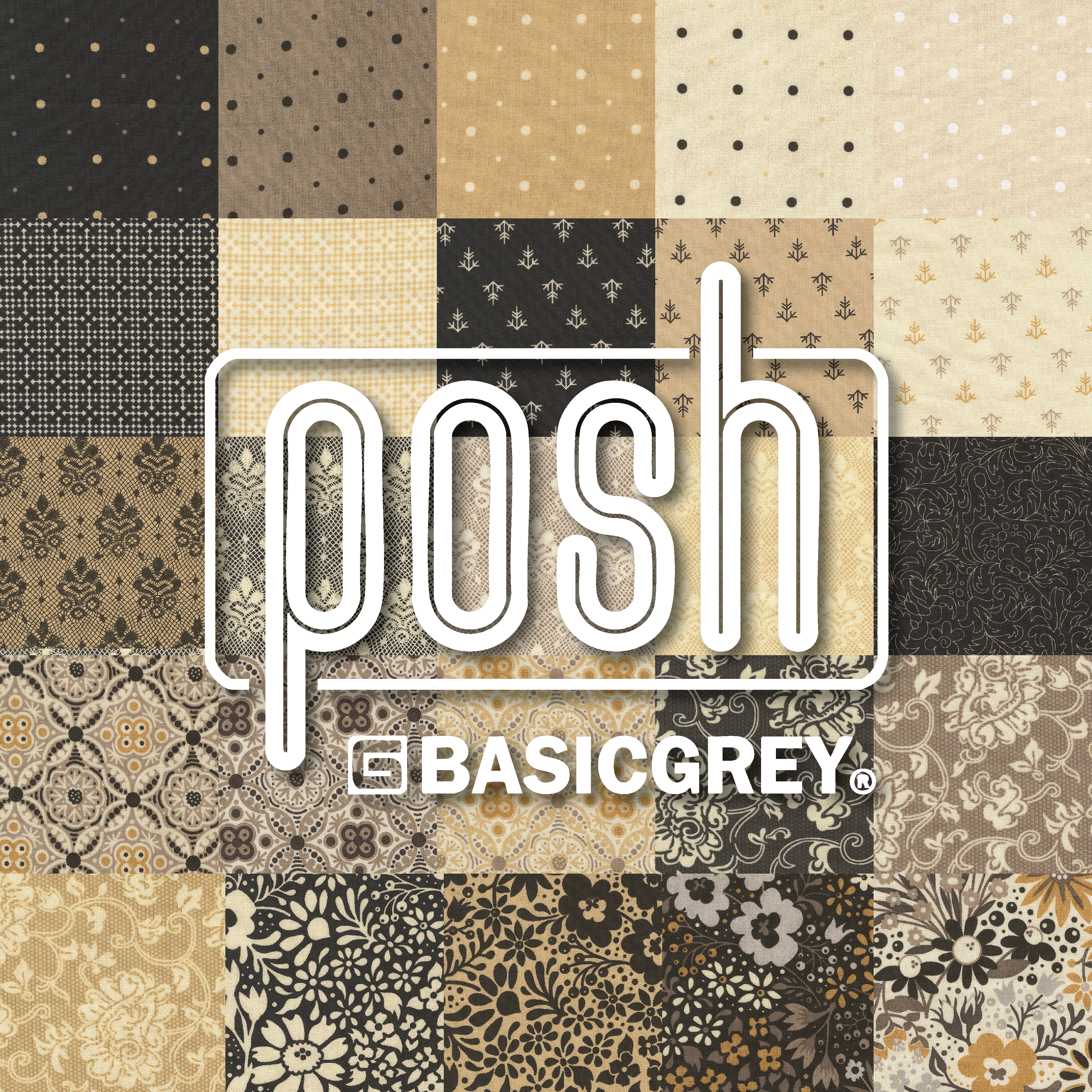 Posh by BasicGrey with Moda Fabrics Mx Domestic Posh by BasicGrey with Moda Fabrics Mx Domestic