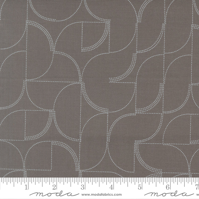 Mira - Echo in Graphite - by Zen Chic with Moda Fabrics