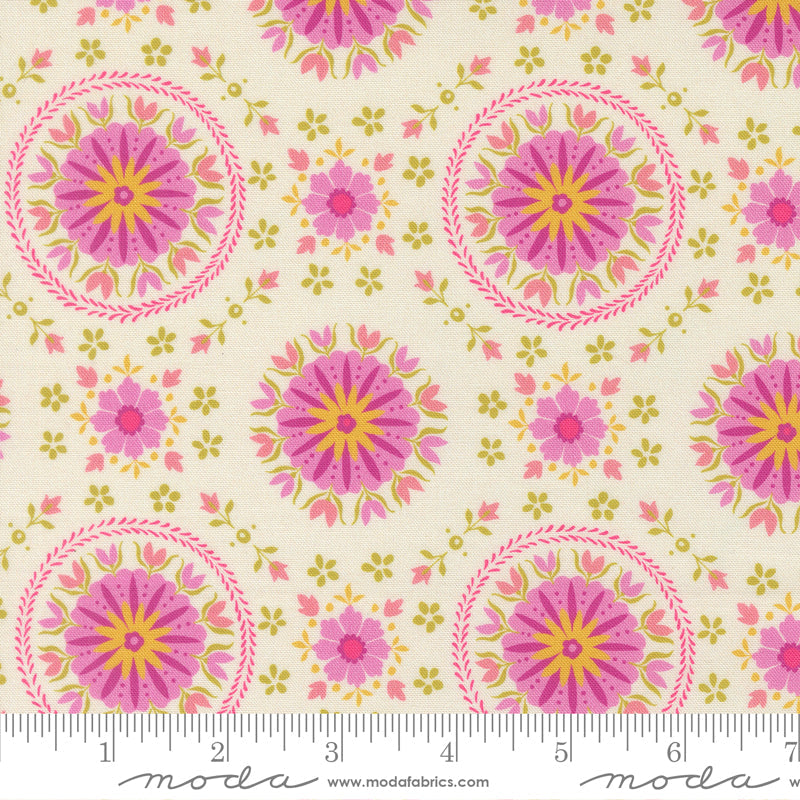 Parlor – Mandala Cream (Half Yard Cut) – by Crystal Manning with Moda Fabrics