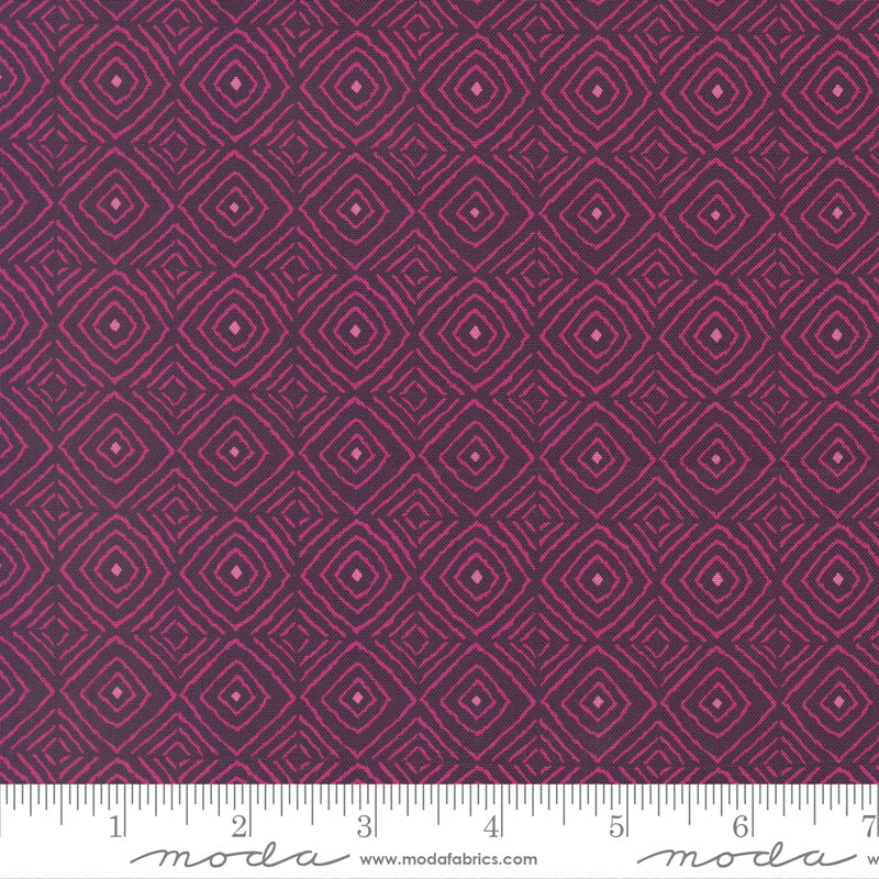 Parlor – Diamonds Plum Half Yard Cut) – by Crystal Manning with Moda Fabrics