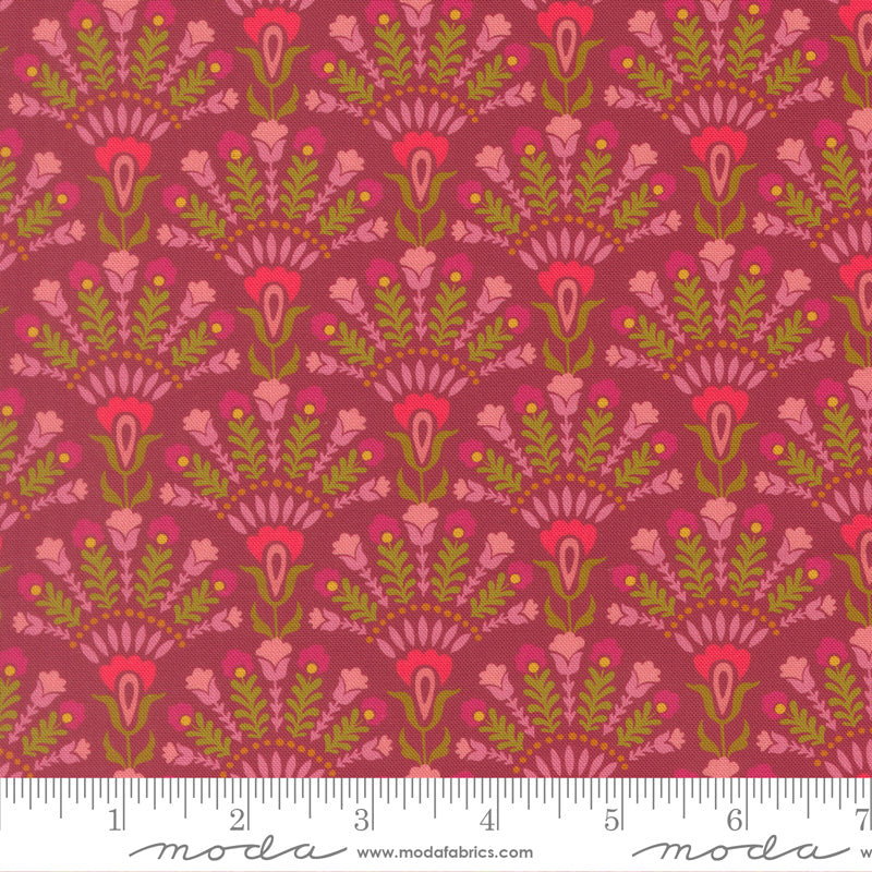 Sitara - Opaline in Rose Wine - by Crystal Manning with Moda Fabrics