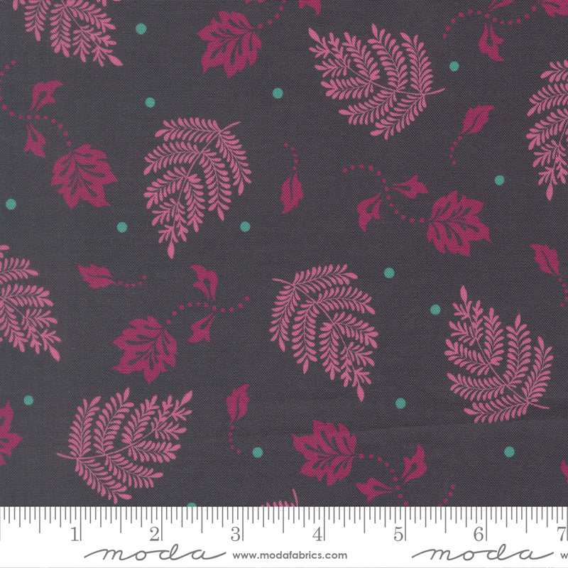 Sitara - Paisley Leaf in Midnight - by Crystal Manning with Moda Fabrics