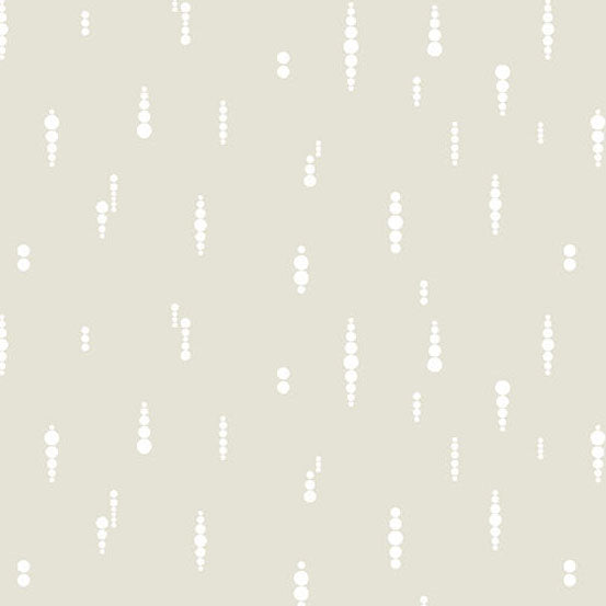 Still - Bone Crop Circles (Half Yard Cut) by Libs Elliott with Andover Fabrics