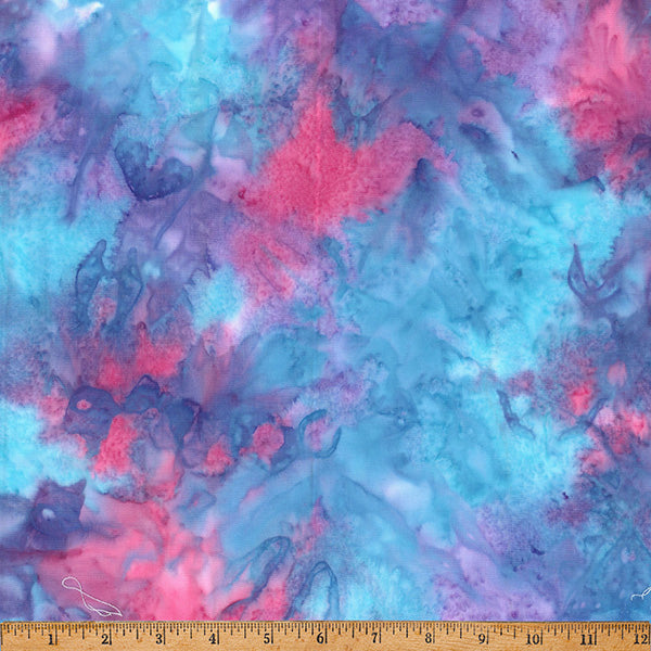 Bali Batik - Cotton Candy Dreams - Mottles in Cotton Candy - by Hoffman Fabrics