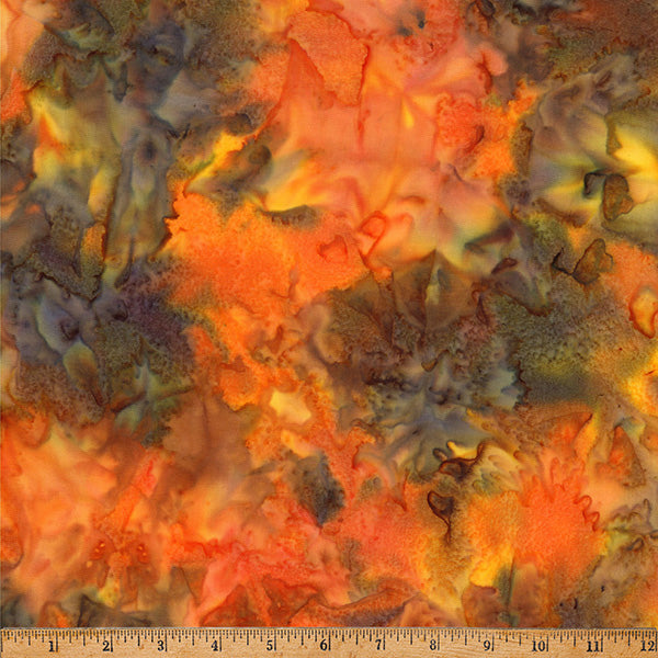 Bali Batik - Ember Glow - Citrus Grove - by Hoffman Fabrics