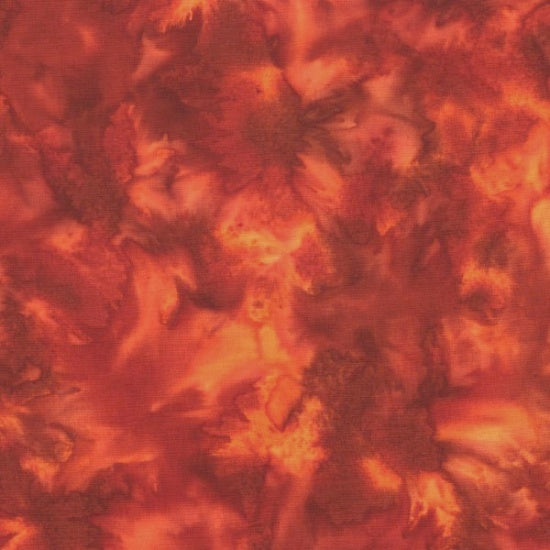 Bali Batik - Watercolors - Paprika - by Hoffman Fabrics