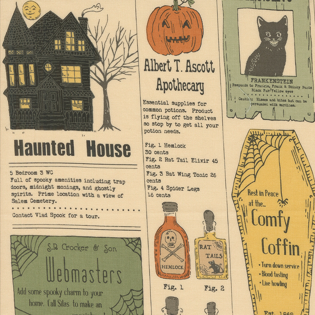 Home Sweet Haunt - Fat Quarter Bundle - by Stacy Iest Hsu with Moda Fabrics
