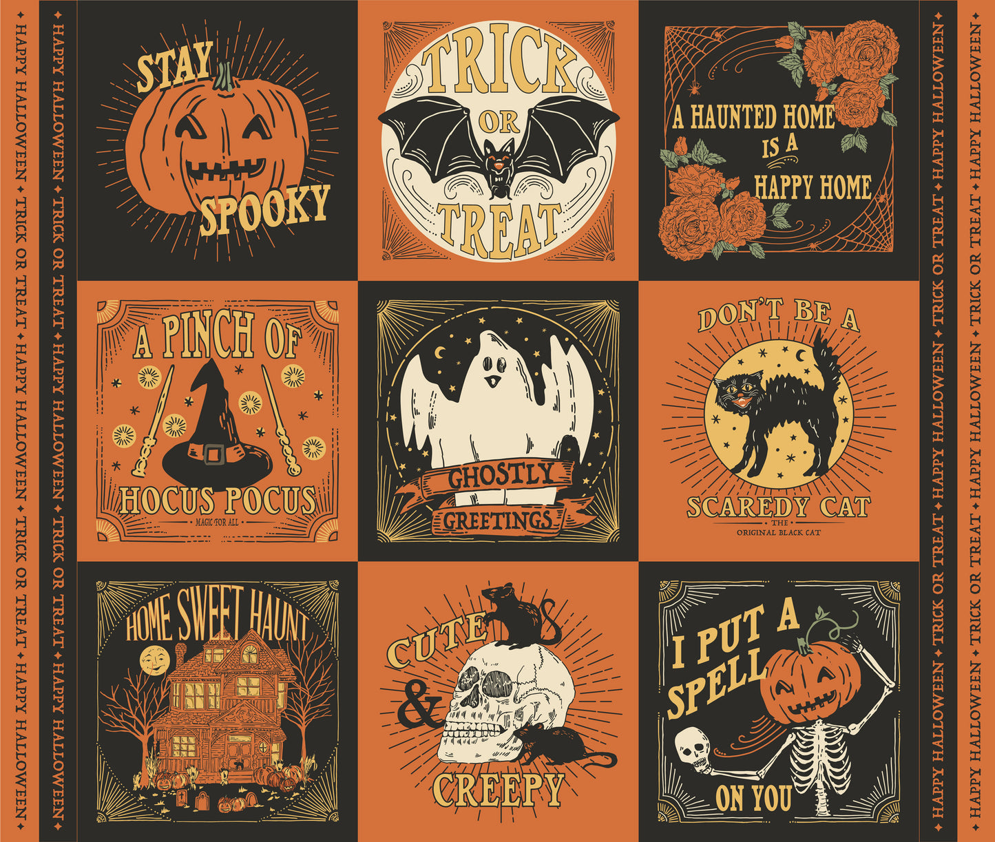 Home Sweet Haunt - Fat Quarter Bundle - by Stacy Iest Hsu with Moda Fabrics