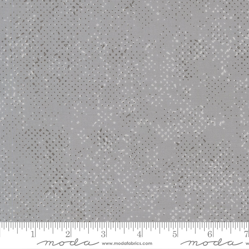 Mira - Spotted in Light Grey - by Zen Chic with Moda Fabrics