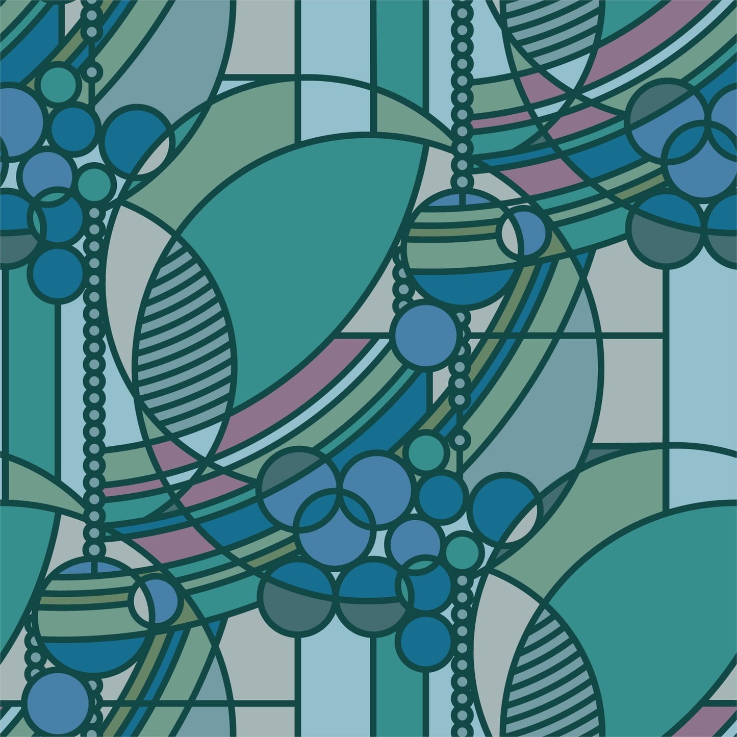 Frank Lloyd Wright “March Balloons” Fat Quarter Bundle — Cloud9 (22-Piece, 100% Organic Cotton)