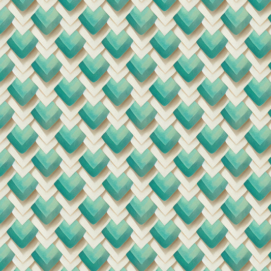 Bali Dreams - Diamonds | Blue by Penn Gray Design with Cloud9 Organic Fabrics