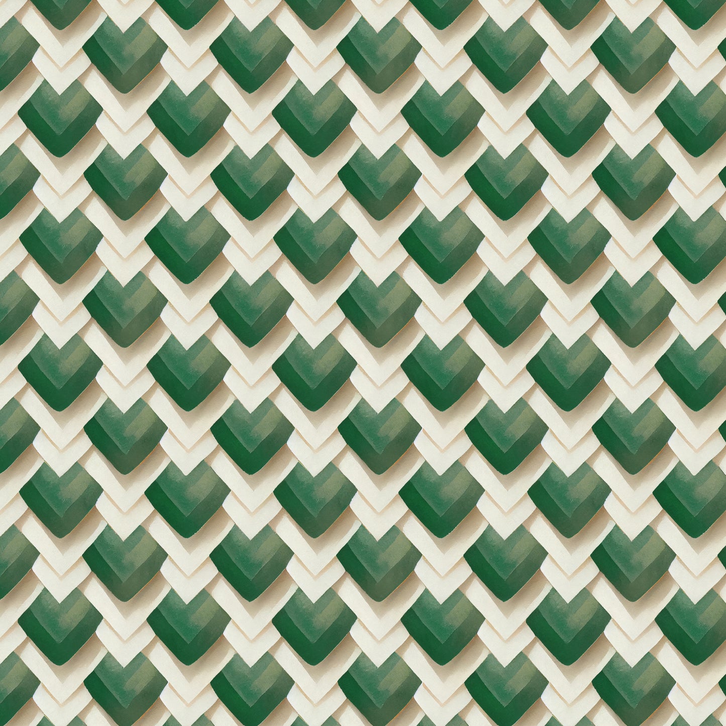 Bali Dreams - Diamonds | Green by Penn Gray Design with Cloud9 Organic Fabrics