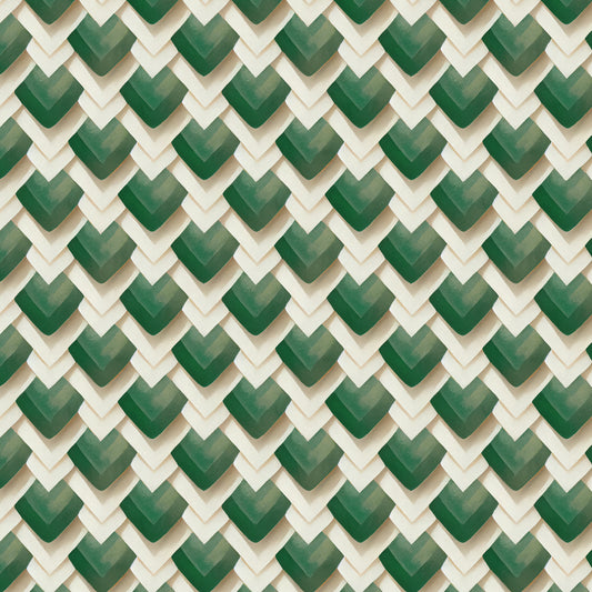 Bali Dreams - Diamonds | Green by Penn Gray Design with Cloud9 Organic Fabrics