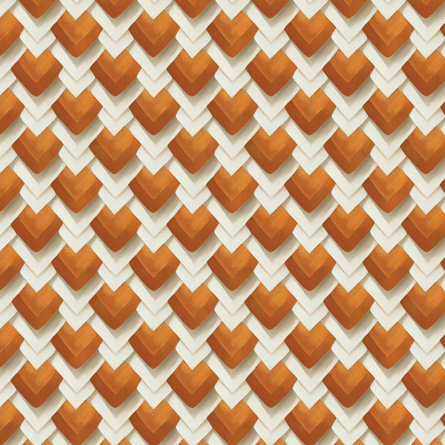 Bali Dreams - Diamonds | Orange by Penn Gray Design with Cloud9 Organic Fabrics