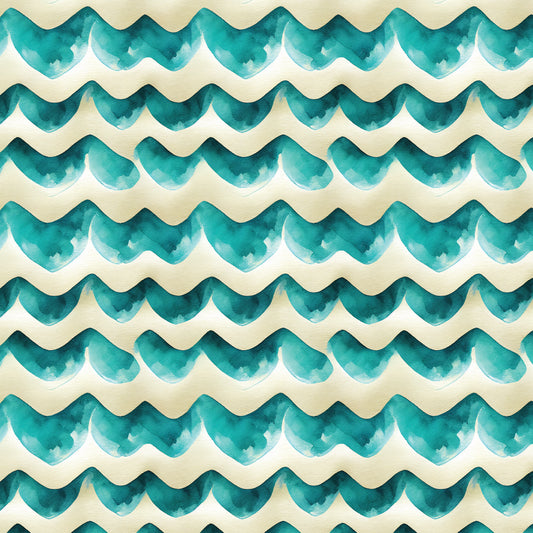 Bali Dreams - Wave Crush by Penn Gray Design with Cloud9 Organic Fabrics