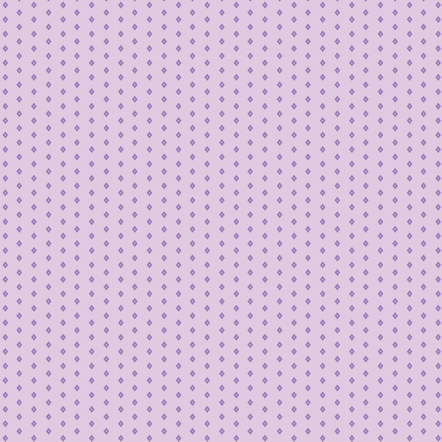 Retro Meadow - Diamond - Lilac - by Sophie Rowe with Cloud9 Fabrics
