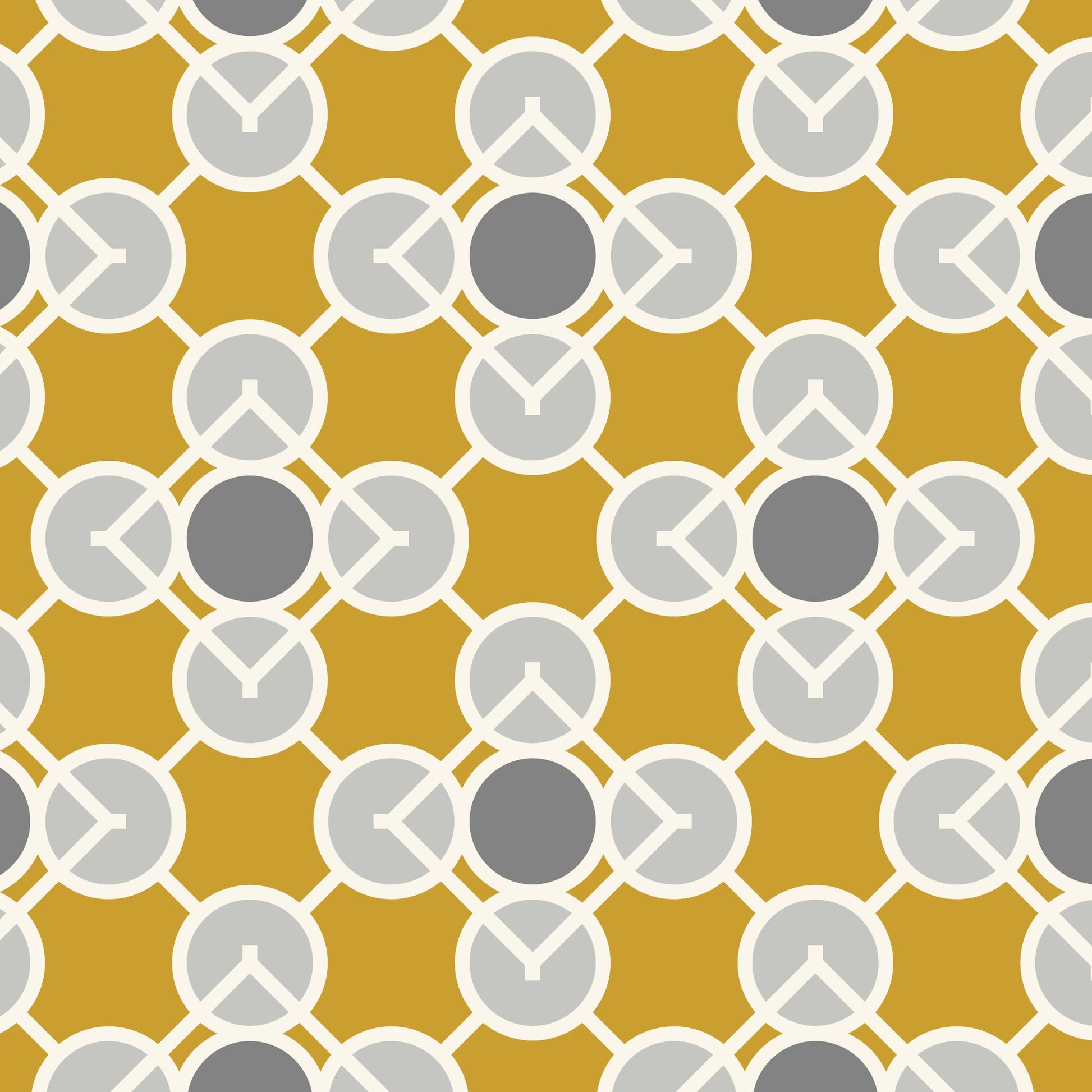 Frank Lloyd Wright Prism 228335 in Gold/Gray