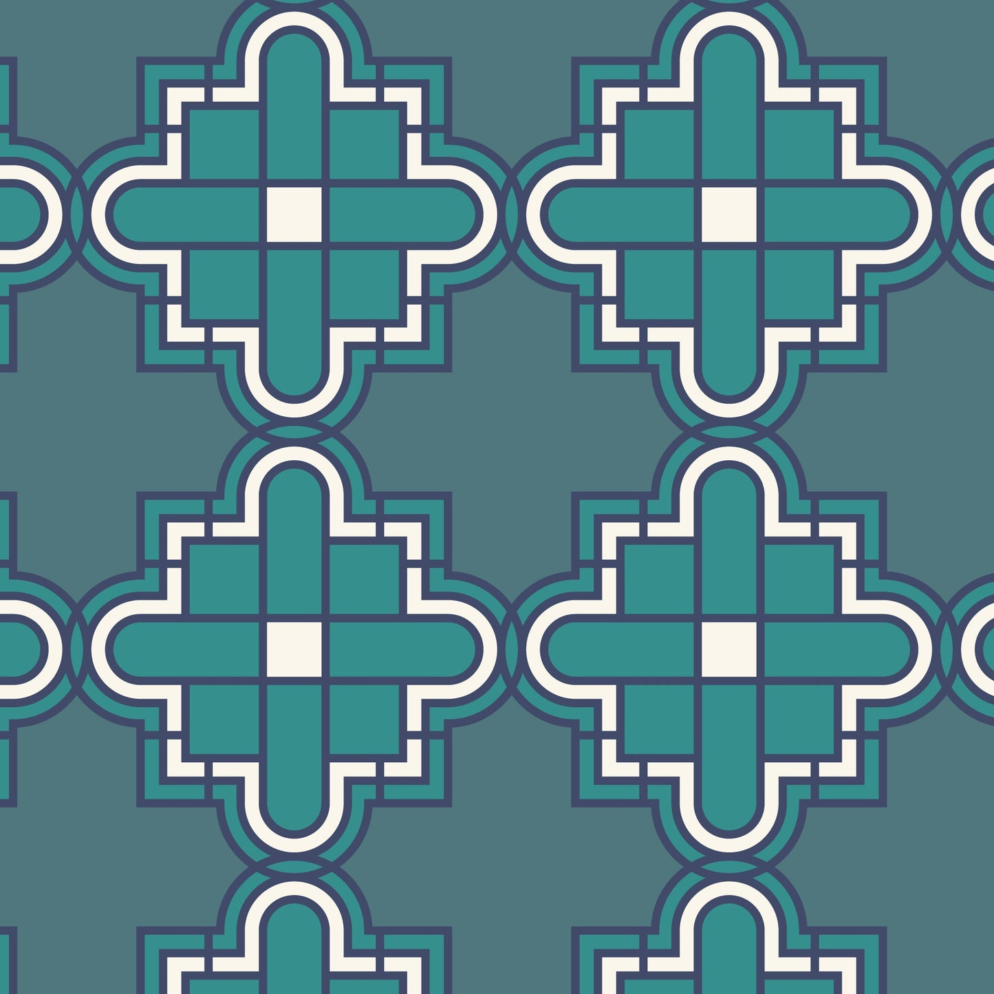 Frank Lloyd Wright Prism 228336 in Teal