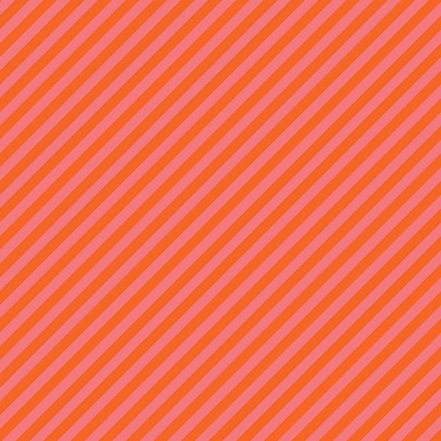 Blooming Garden - Stripes in Orange - by Jojulein Design with Cloud 9 Organic Fabrics