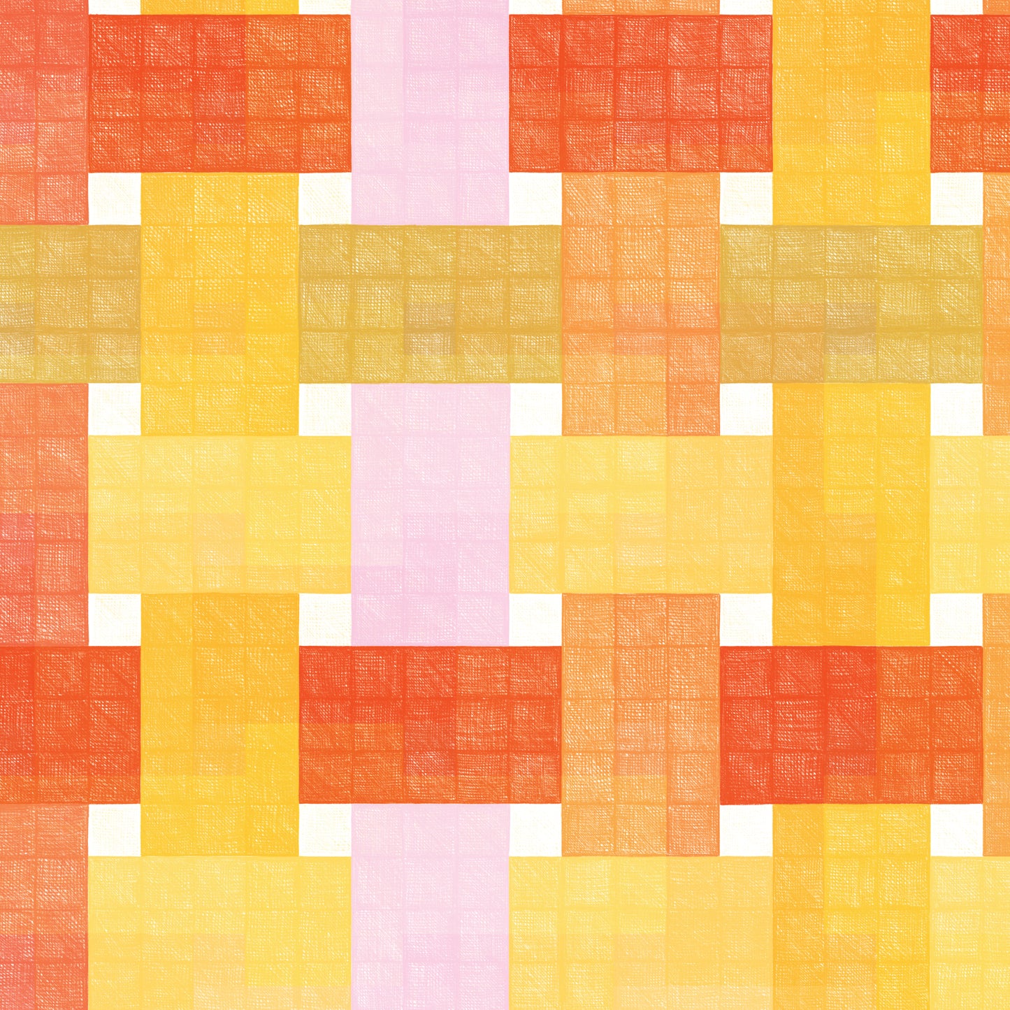 Pop & Plaids - Woven Sunshine - by Rachel Parker with Cloud 9 Organic Fabrics