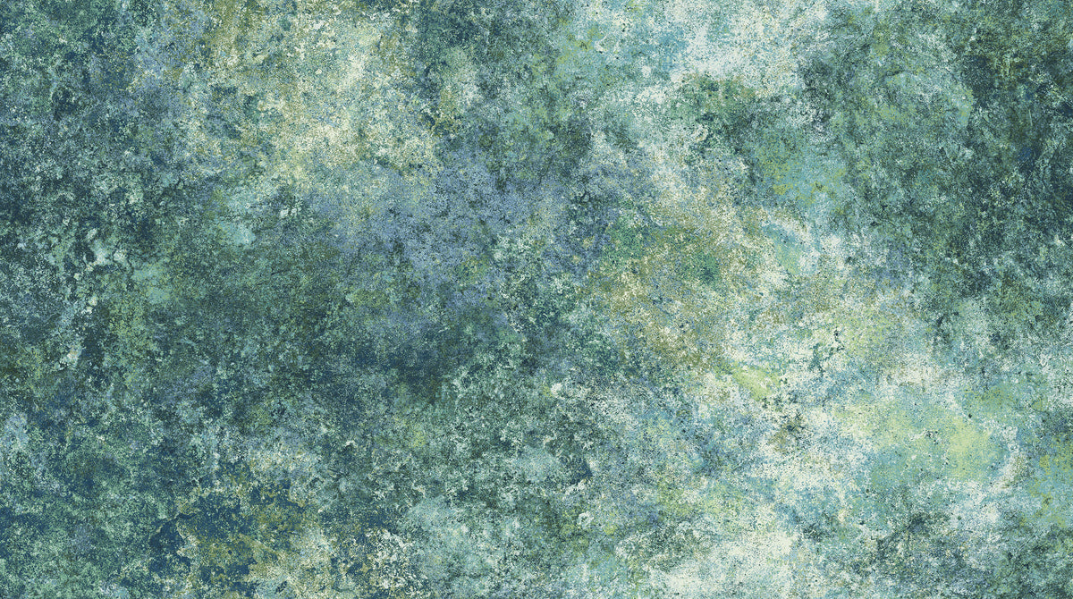 Synchronicity - Multi Mixer in Teal - by Linda Ludovico with Northcott Fabrics