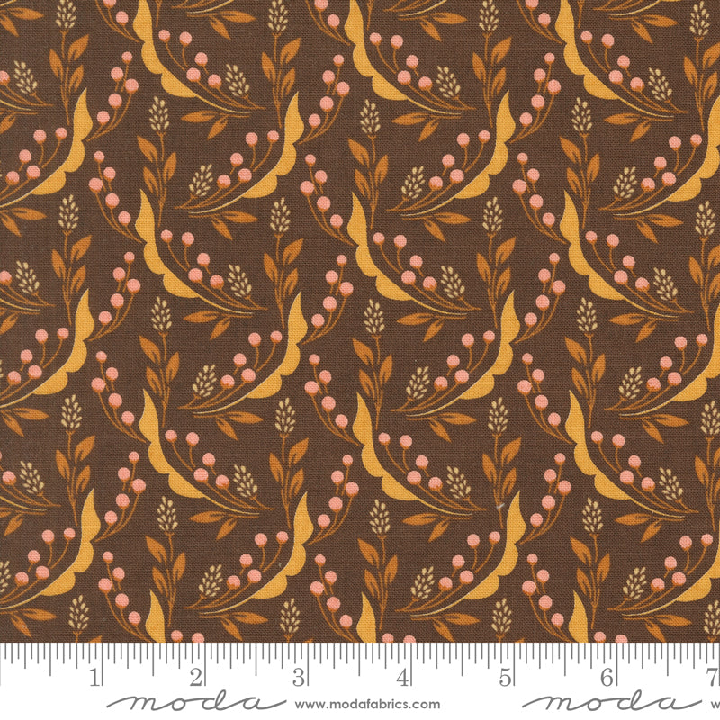Acorn Hollow - Harvest Florals Wheat Nutmeg - by BasicGrey for Moda Fabrics