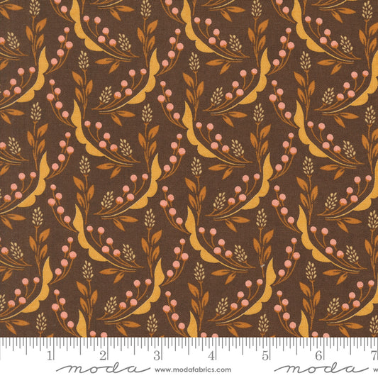 Acorn Hollow - Harvest Florals Wheat Nutmeg - by BasicGrey for Moda Fabrics