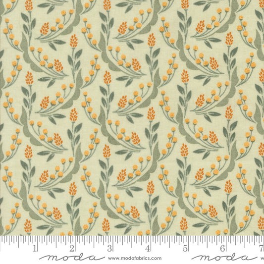 Acorn Hollow - Harvest Florals Wheat Mist - by BasicGrey for Moda Fabrics