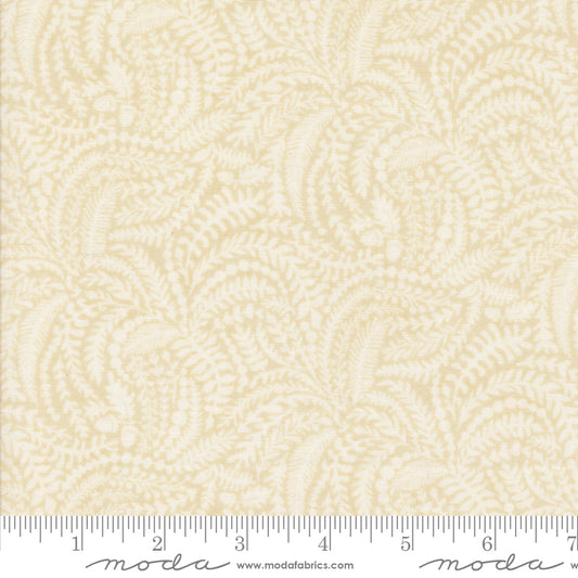 Acorn Hollow - Butternut Blenders Leaves Vines Ecru - by BasicGrey for Moda Fabrics