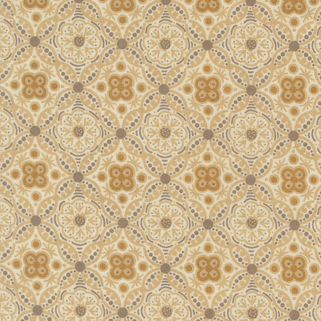 Posh - Filigree in Ivory Whisper - by BasicGrey with Moda fabrics