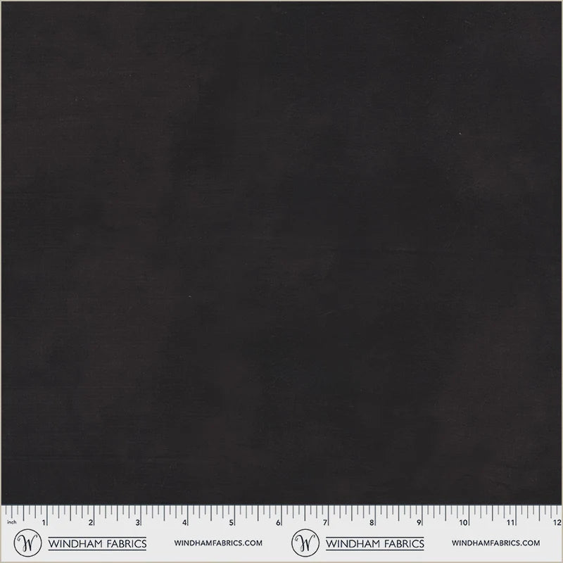 Palette Flannel - Pitch Black - by Marcia Derse with Windham Fabrics