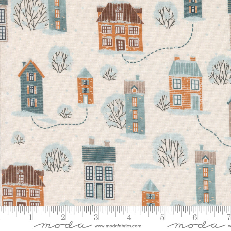 Purrfect Christmas Layer Cake (Forty-two 10" Squares) by Elena Amo for Moda Fabrics