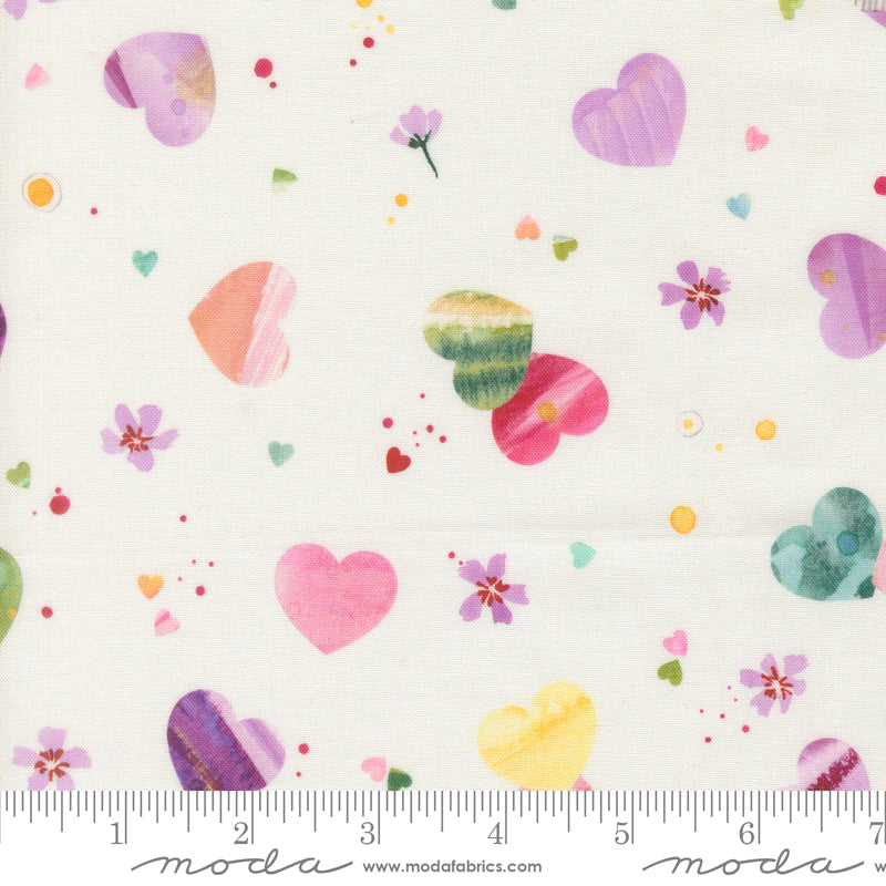 Fleur The Love - Soulmate in Cloud - by Create Joy Project with Moda Fabrics