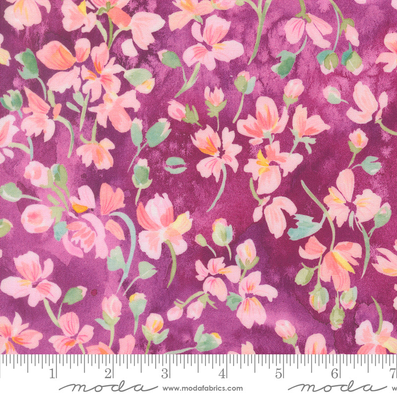 Fleur The Love - Swoonworthy in Dahlia - by Create Joy Project with Moda Fabrics