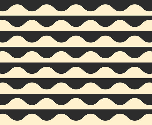 Groove - Wavy - Tuxedo - by Emily Van Hoff with Moda Fabrics