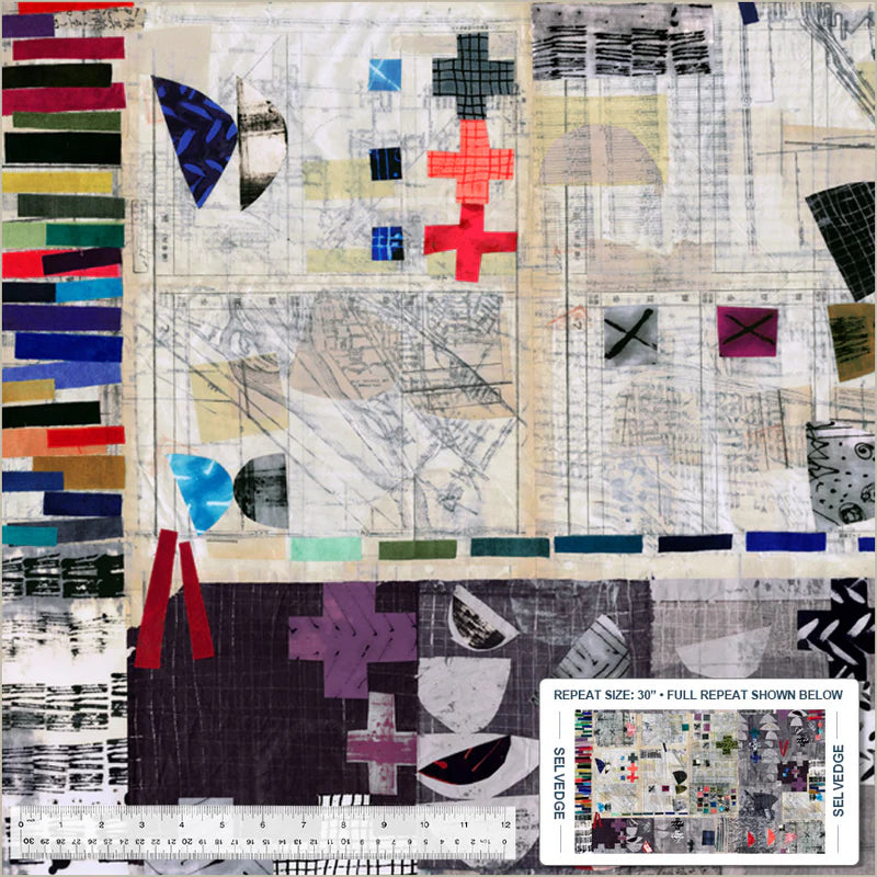 Marcia Derse Essentials - Treasure Hunt Jersey Knit with Windham Fabrics