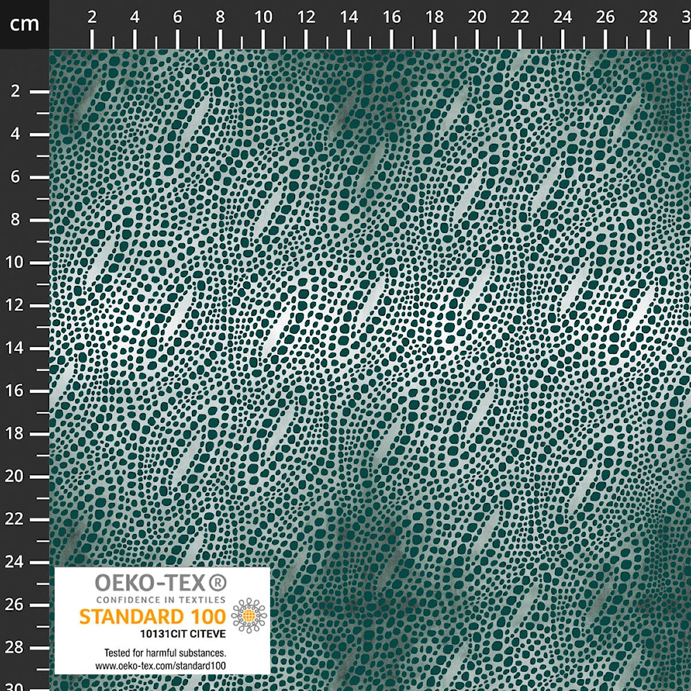 Colourful Leaves - Dot Stripe - by Stof Fabrics