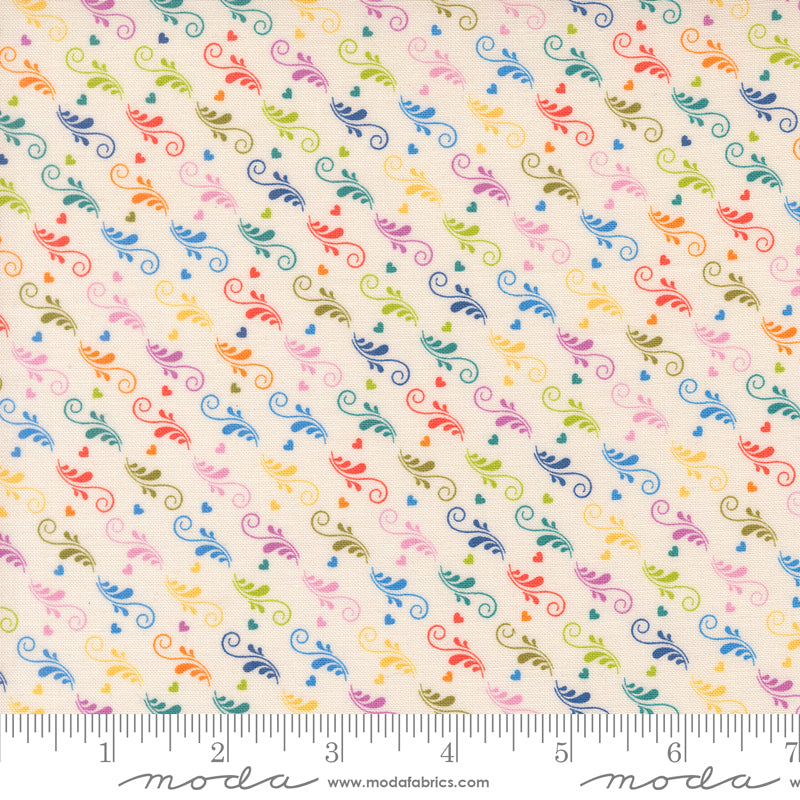 Legendary Love - Love is in the Air Porcelain by Sarah Thomas of Sariditty with Moda Fabrics