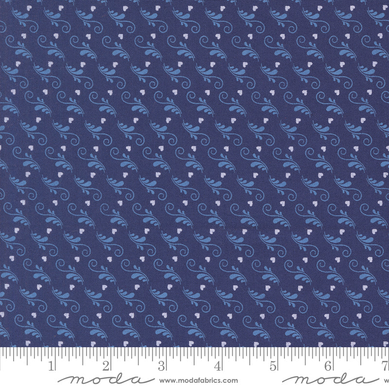 Legendary Love - Love is in the Air Navy by Sarah Thomas of Sariditty with Moda Fabrics