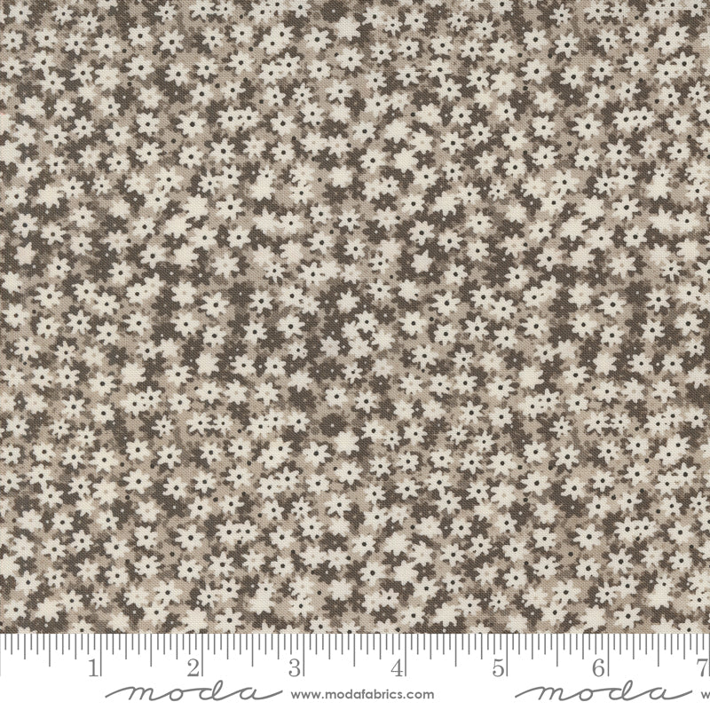 Bee Garden - Floral Phase Small - Silver by Gingiber with Moda Fabrics
