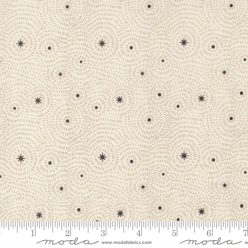 Night Owl – Starry Night in Cloud (Half Yard Cut) – by Gingiber with Moda Fabrics