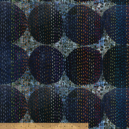 Marcia Derse Essentials - Circle: Blue - with Windham Fabrics