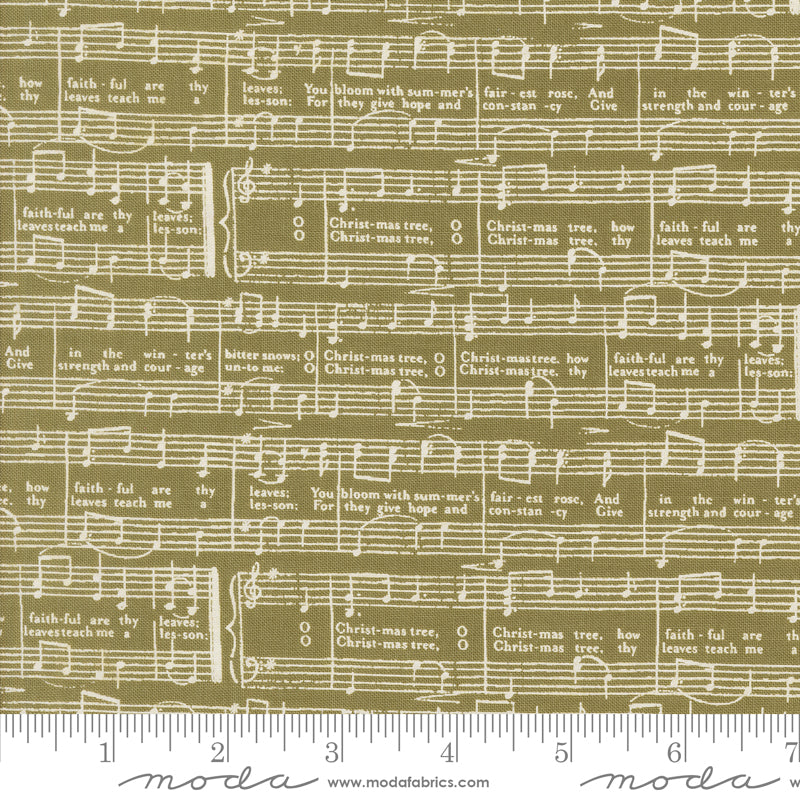 Berry & Pine - O Christmas Tree - Sage - by Lella Boutique for Moda Fabrics