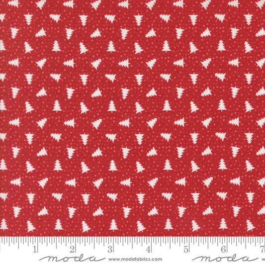 Berry & Pine - Little Trees - Cranberry - by Lella Boutique for Moda Fabrics