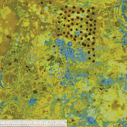 Marcia Derse Essentials - Spotted Graffiti, Land + Pond - with Windham Fabrics