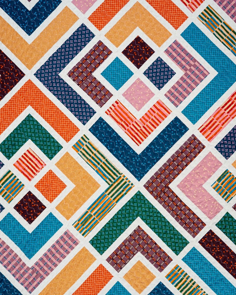 Penny Quilt Kit featuring Geometry by Ruby Star Society