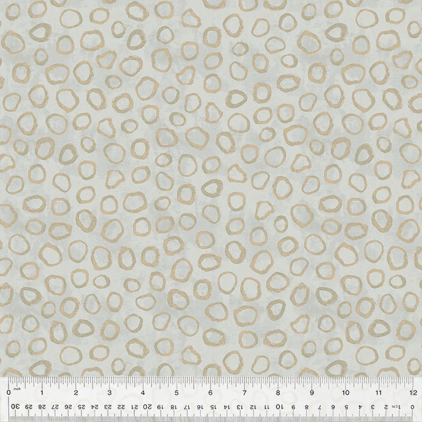 Sketchbook 21 - Gems - Alabaster - by Marcia Derse with Windham Fabrics